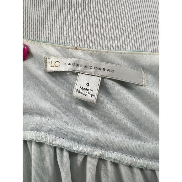 Lauren Conrad Pastel Watercolor Empire Waist Maxi Dress - Picture 13 of 14